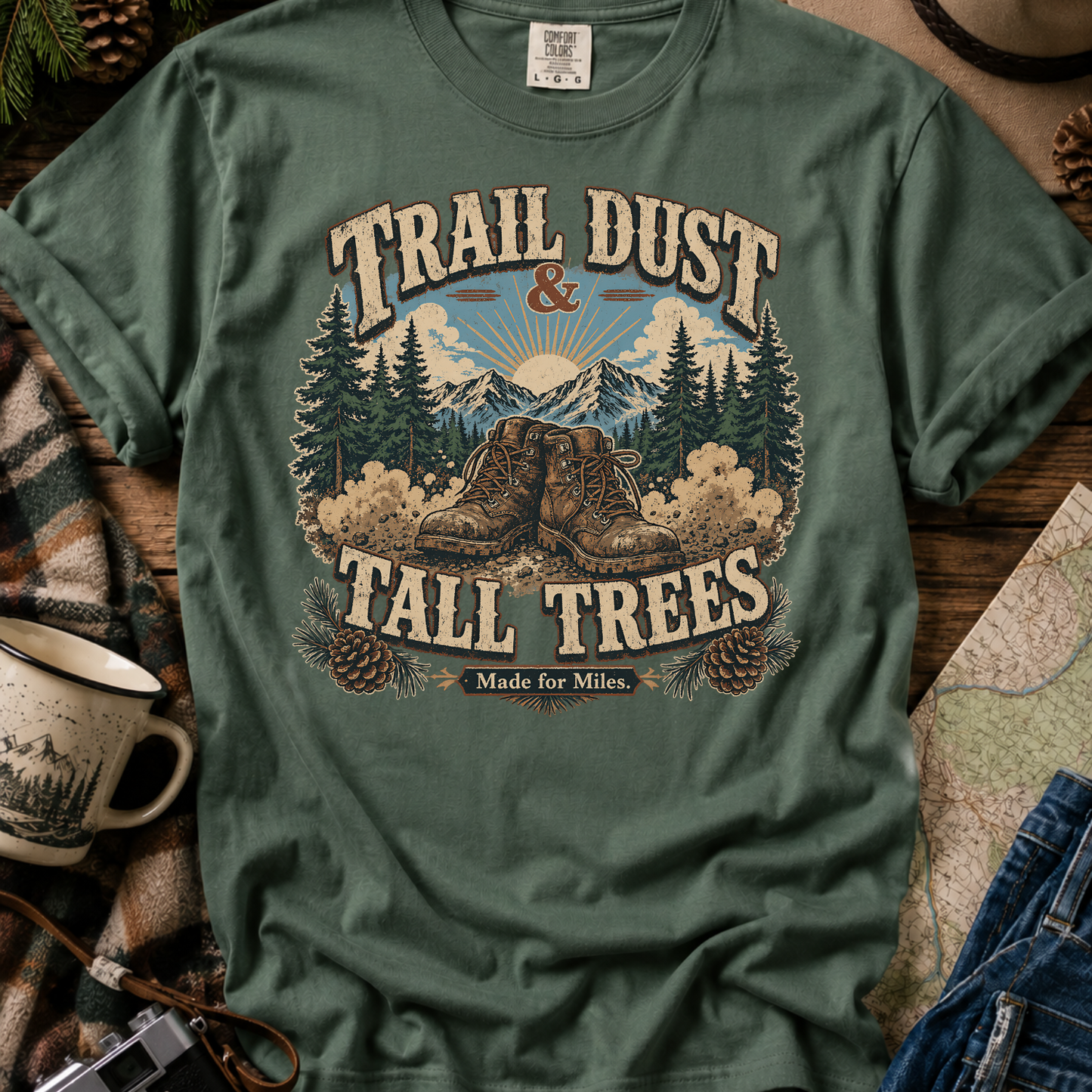 Trail Dust & Tall Trees Graphic T-Shirt