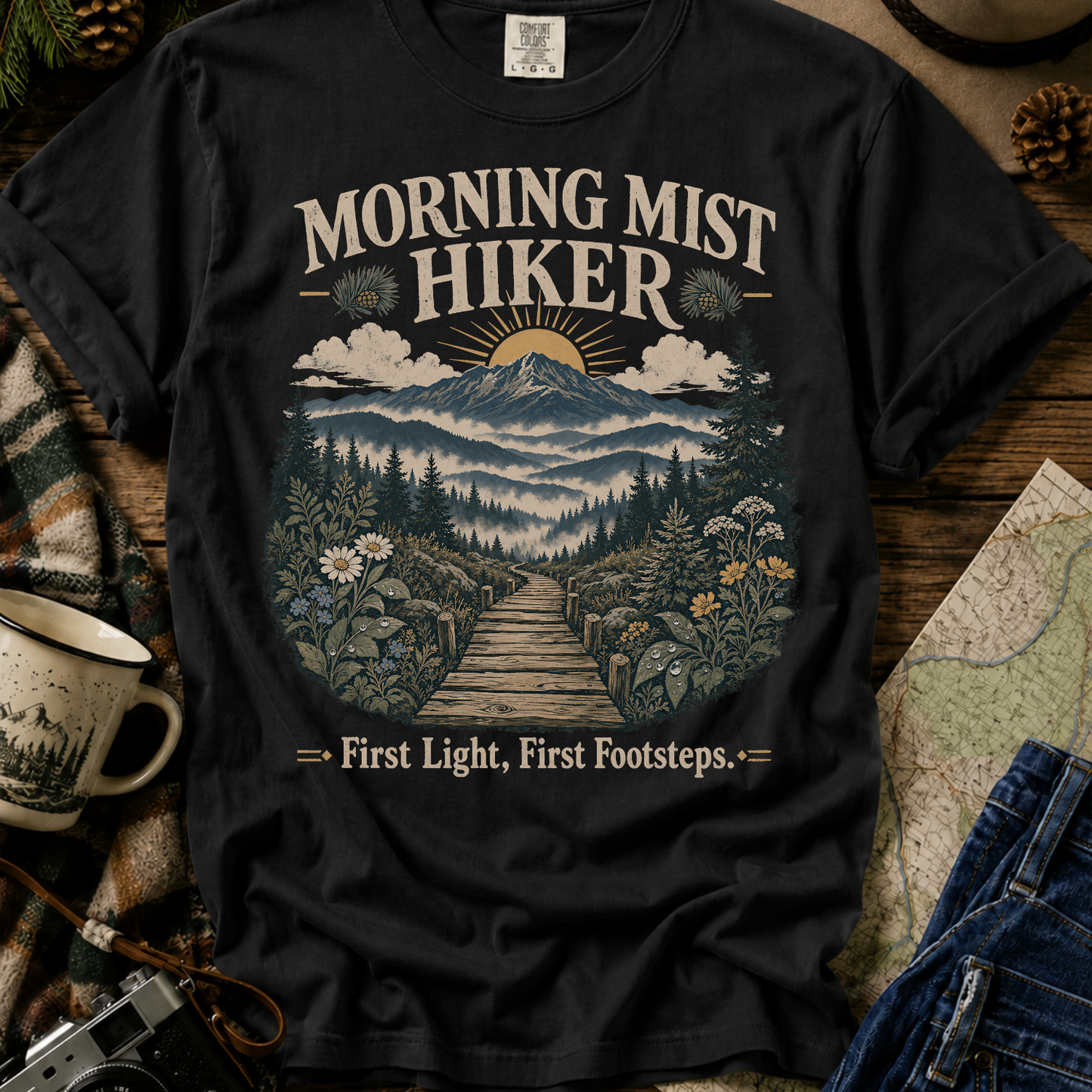 Morning Mist Hiker T-Shirt