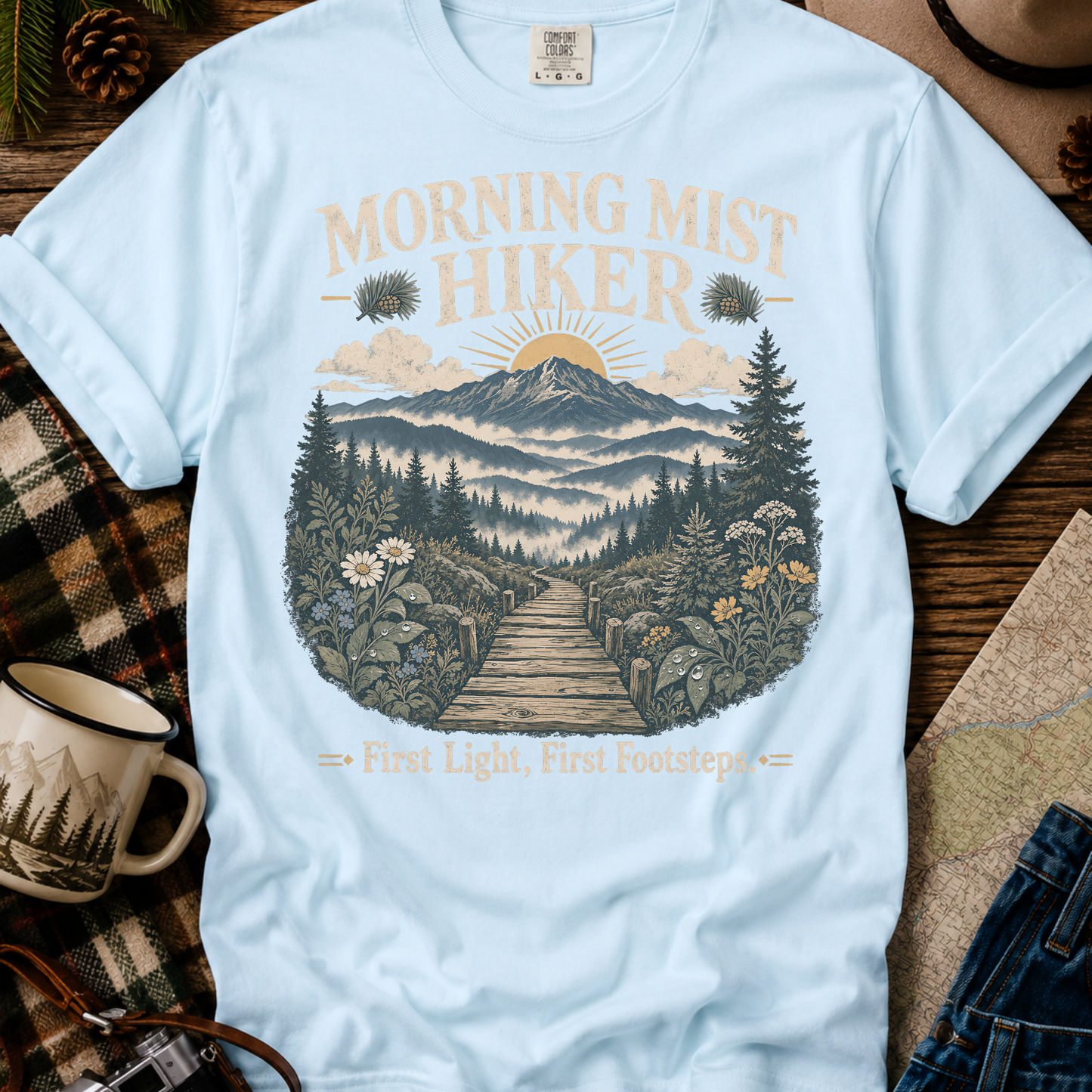 Morning Mist Hiker T-Shirt