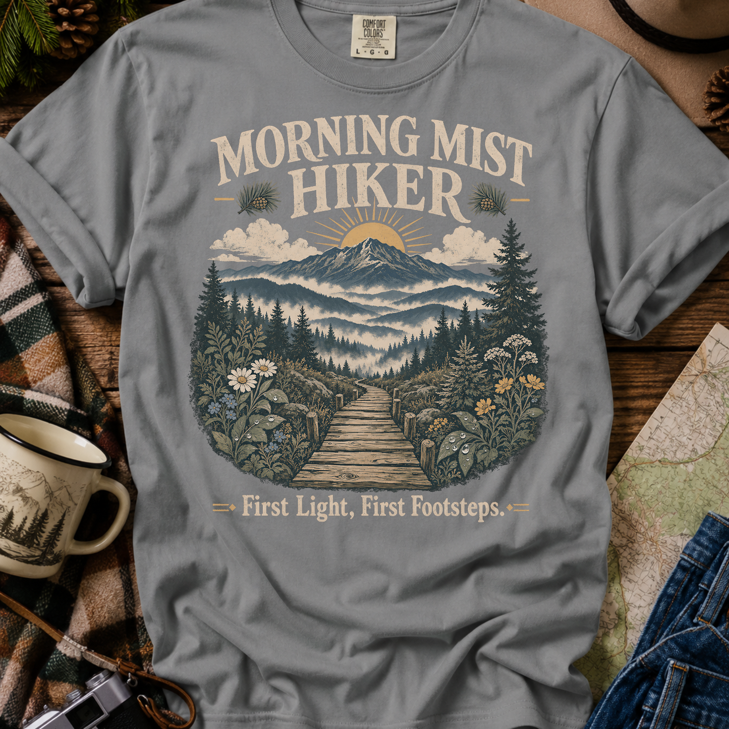 Morning Mist Hiker T-Shirt