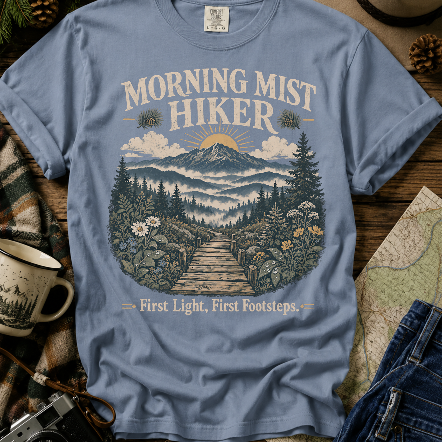 Morning Mist Hiker T-Shirt