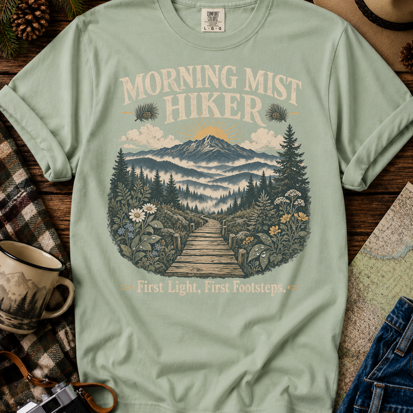 Morning Mist Hiker T-Shirt