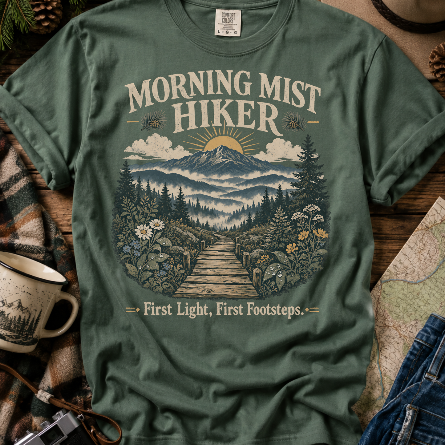 Morning Mist Hiker T-Shirt