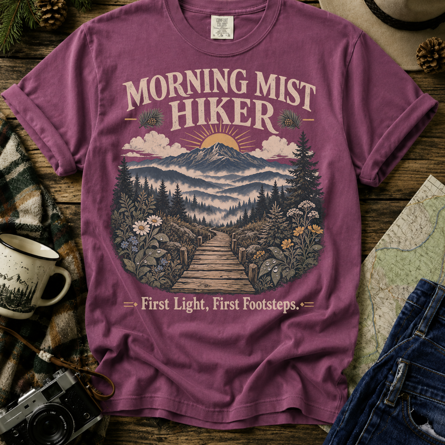 Morning Mist Hiker T-Shirt