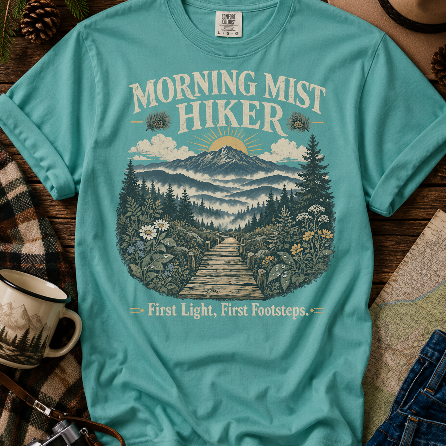 Morning Mist Hiker T-Shirt