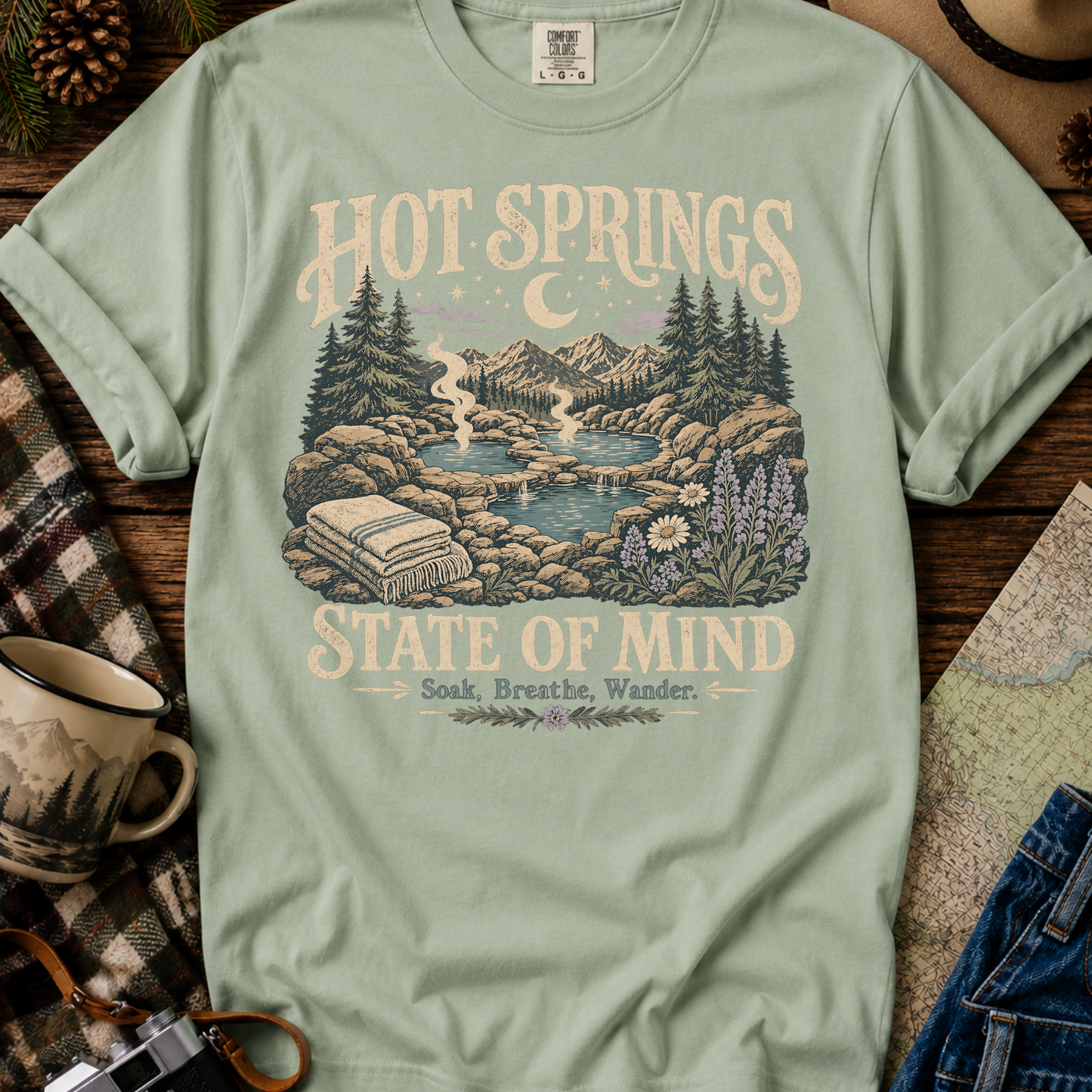 Hot Springs State of Mind T-Shirt