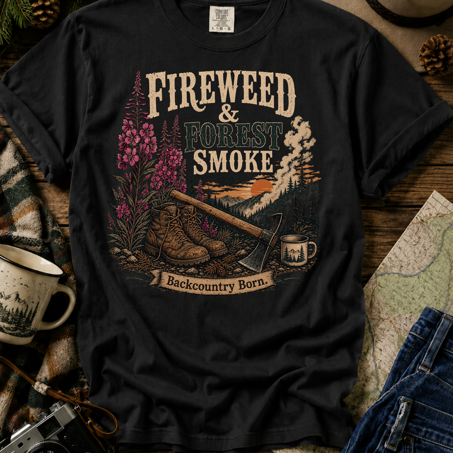 Fireweed Forest Smoke Tee