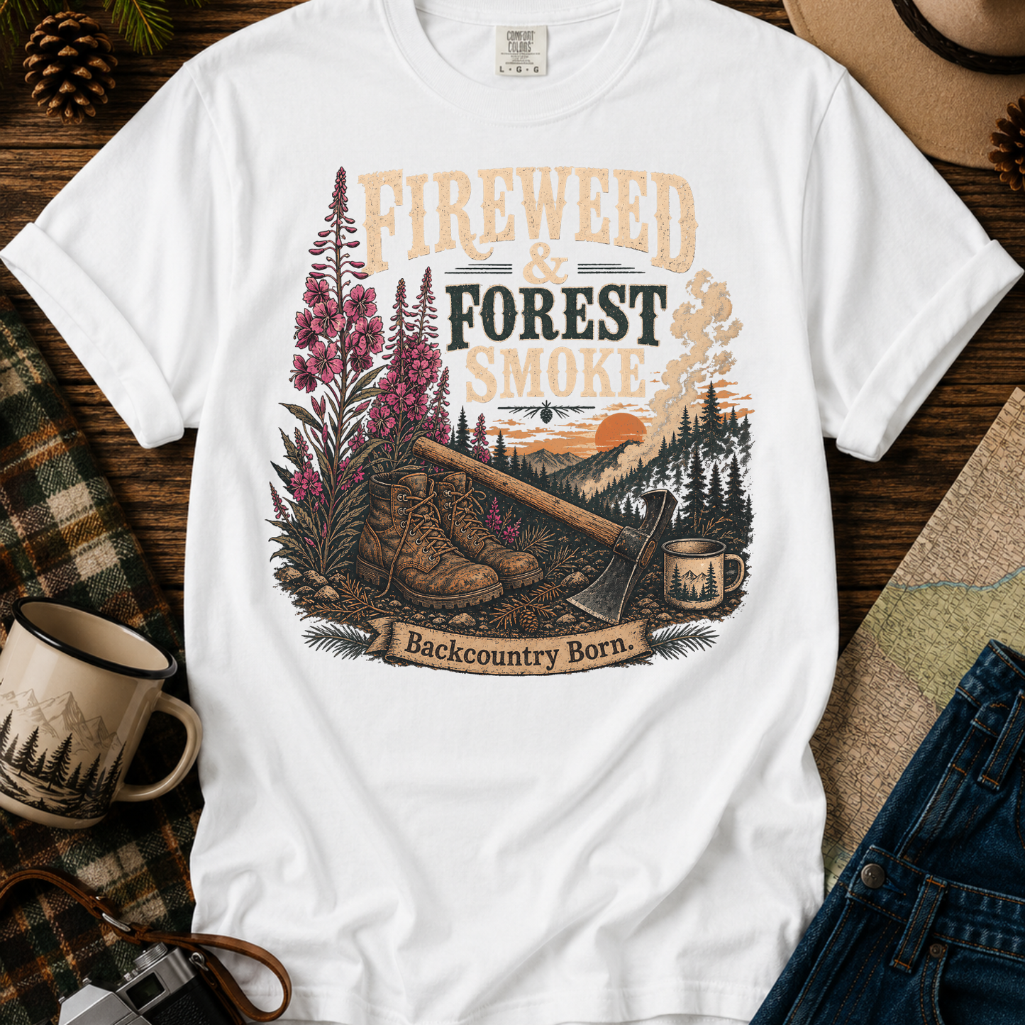 Fireweed Forest Smoke Tee