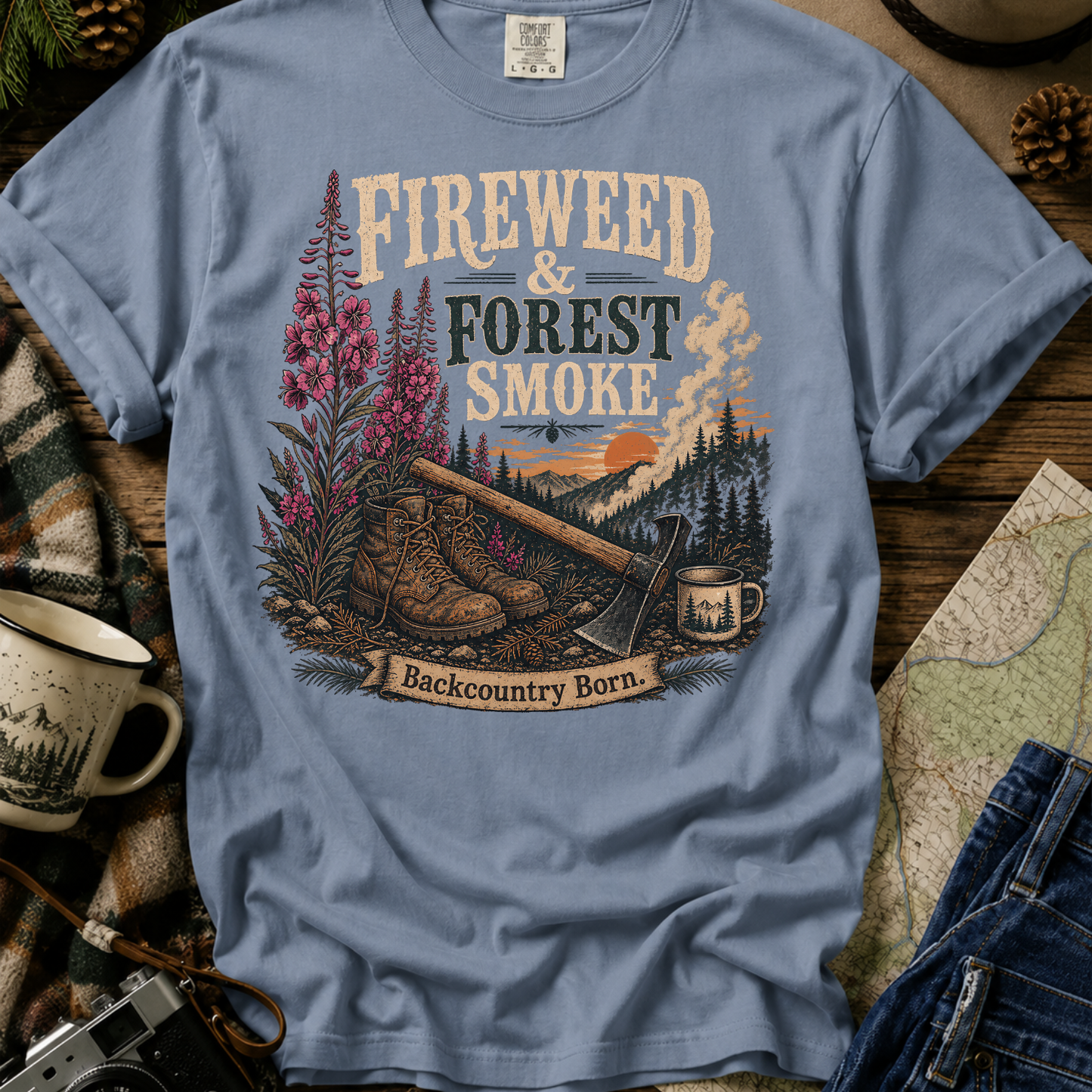 Fireweed Forest Smoke Tee