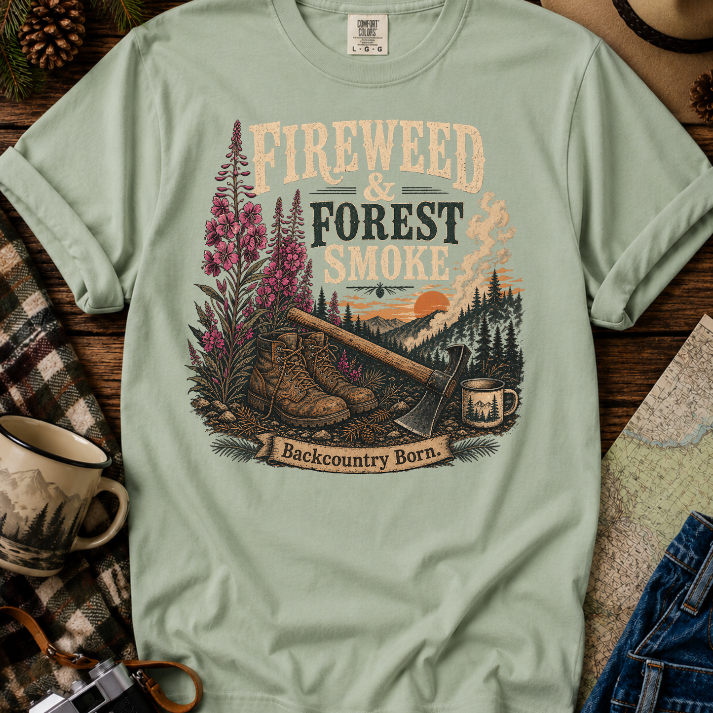 Fireweed Forest Smoke Tee
