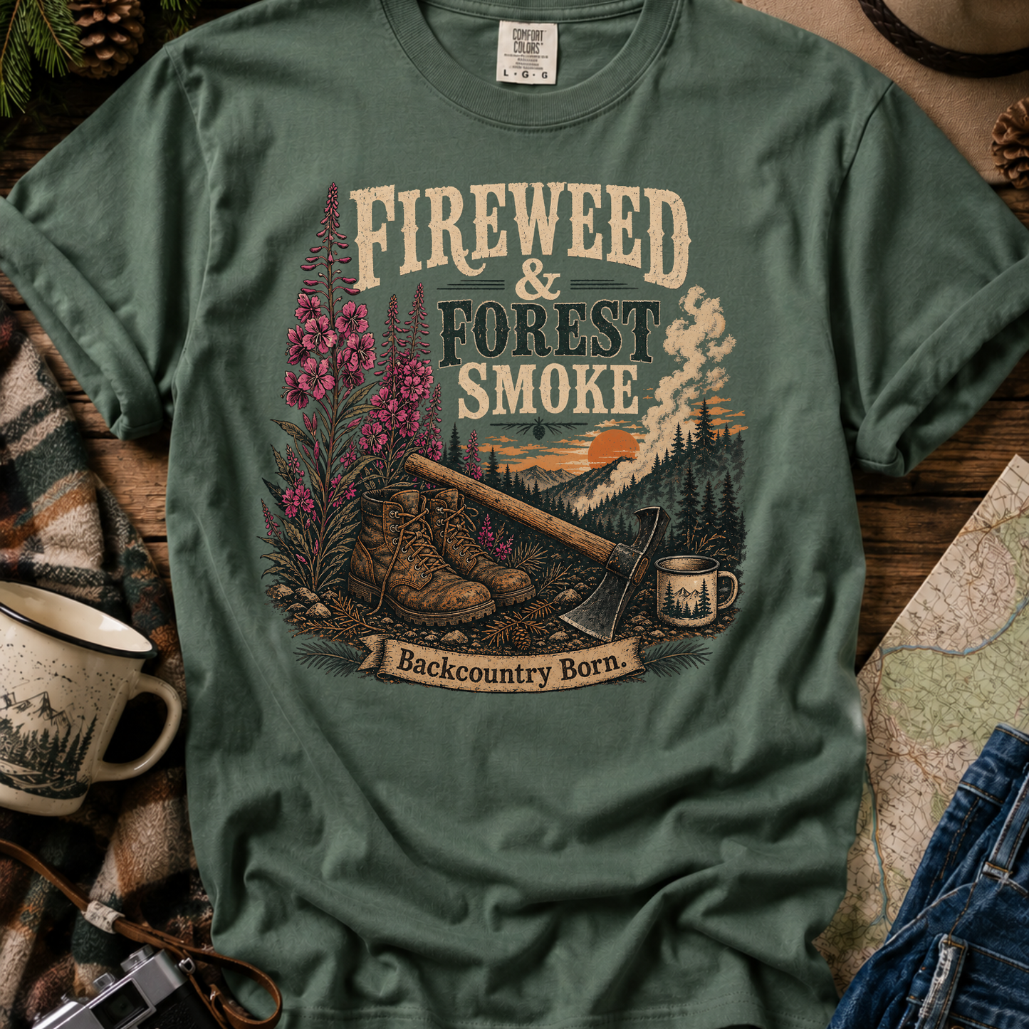 Fireweed Forest Smoke Tee