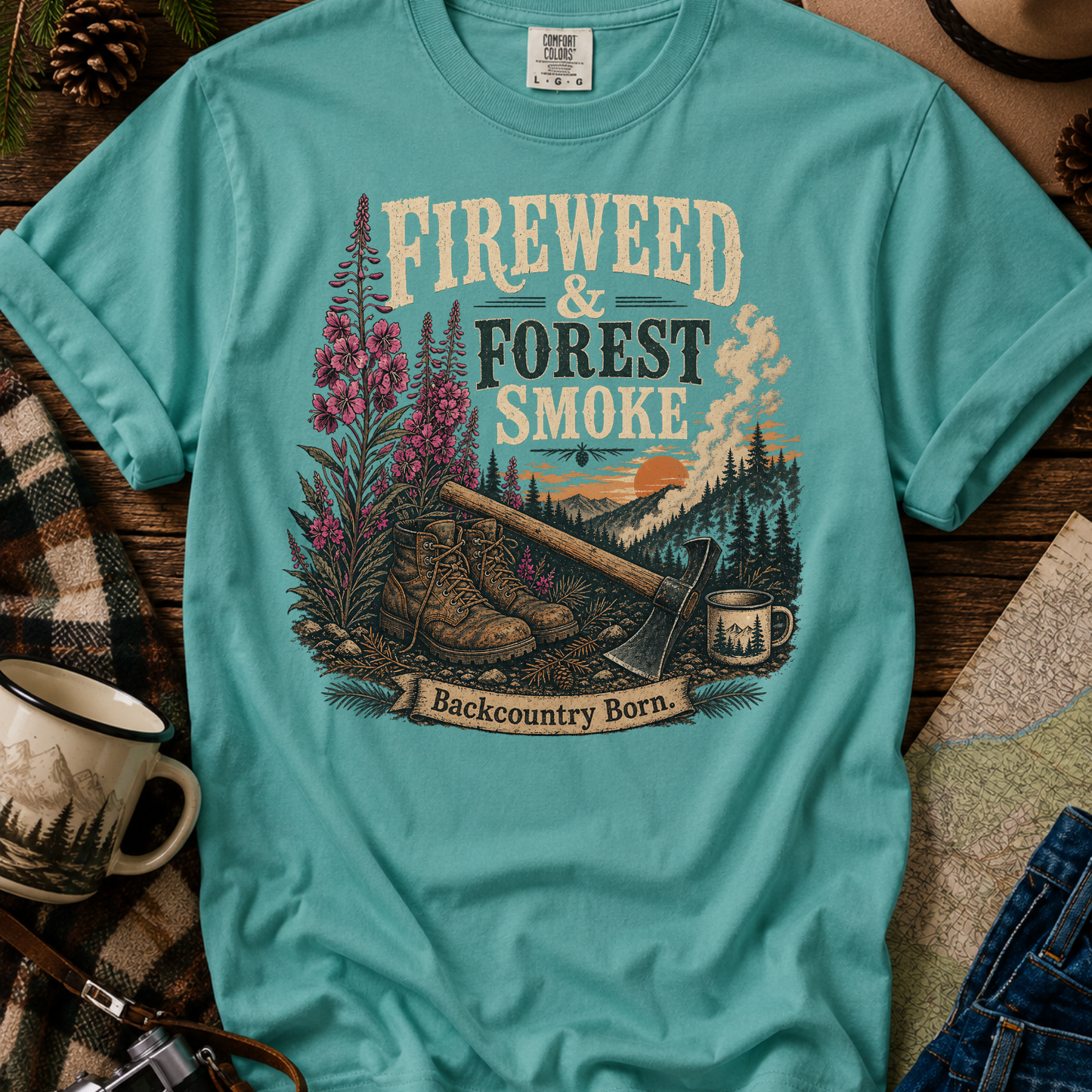 Fireweed Forest Smoke Tee