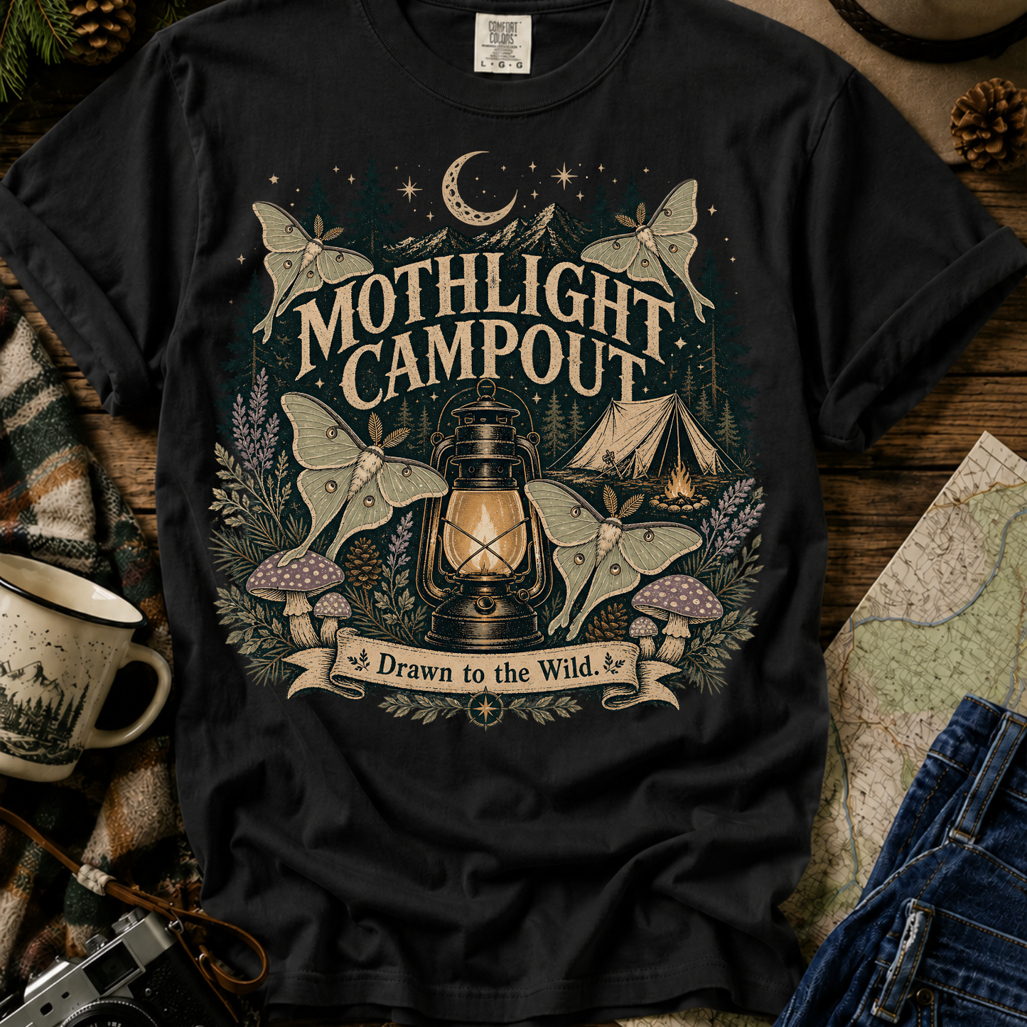 Mothlight Campout T-Shirt