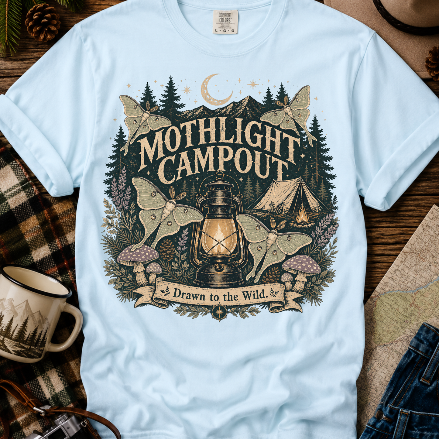 Mothlight Campout T-Shirt