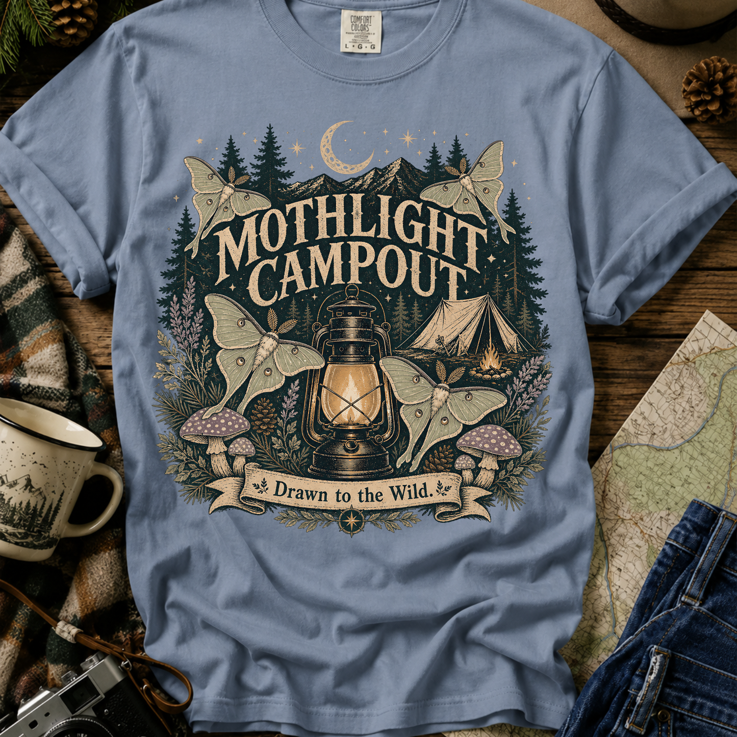 Mothlight Campout T-Shirt