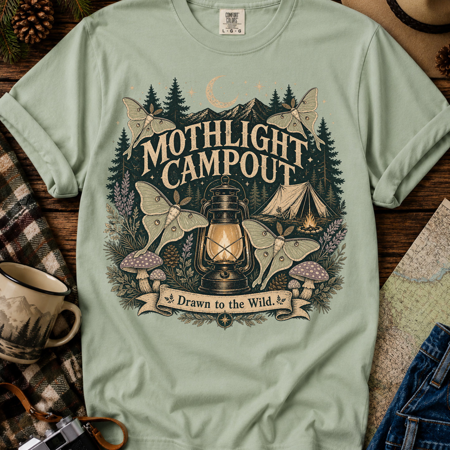 Mothlight Campout T-Shirt