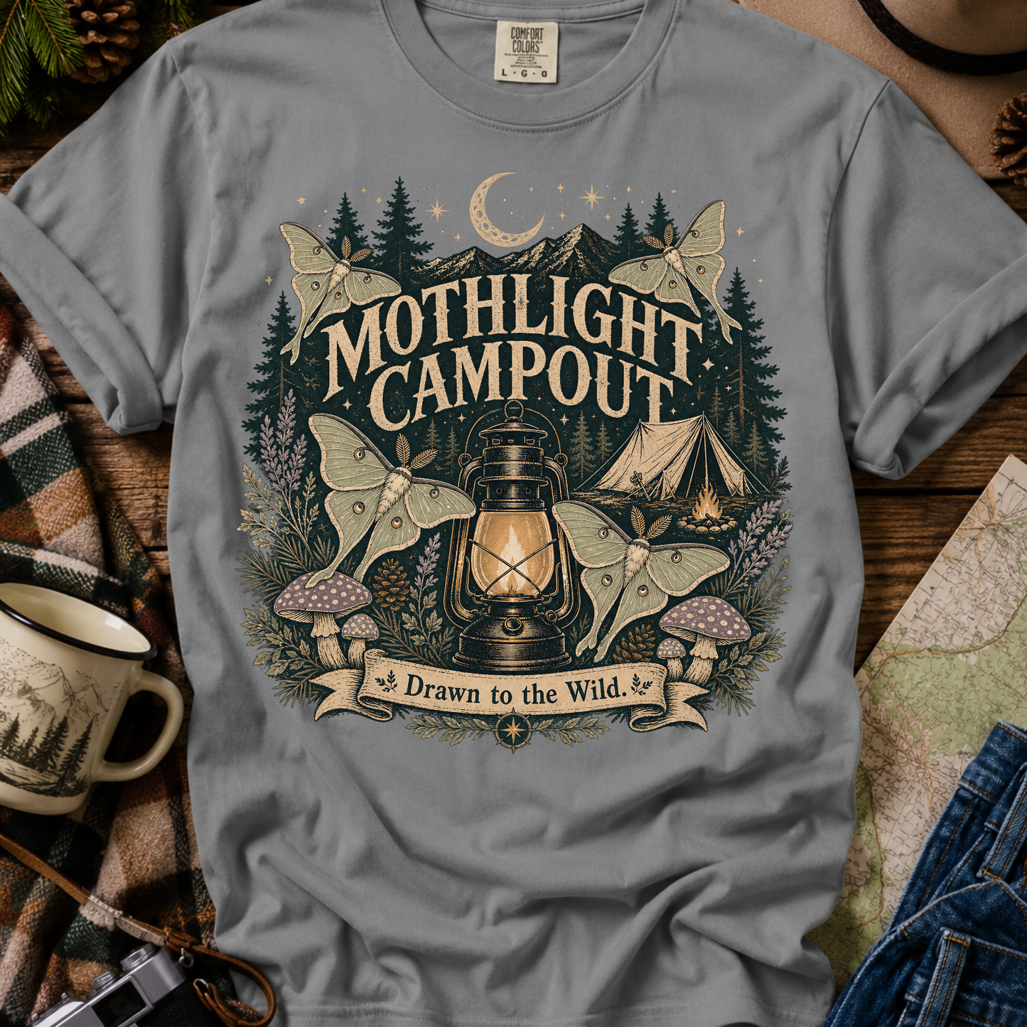 Mothlight Campout T-Shirt